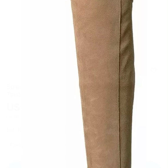 New SPLENDID NEW IN BOX 7.5 light suede boots $220 - Picture 8 of 12